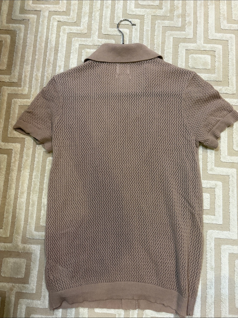 Men’s Short-Sleeve Knit Polo Shirt - Picture 4 of 4